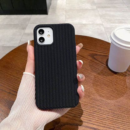 Vivid Woven Textured Stripes Case - iPhone