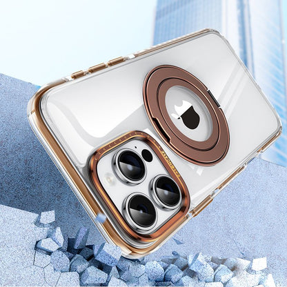 Exquisite Clear Magnetic Bracket Case - iPhone