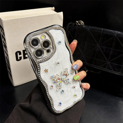 Luxe Butterfly Crystal Phone Case