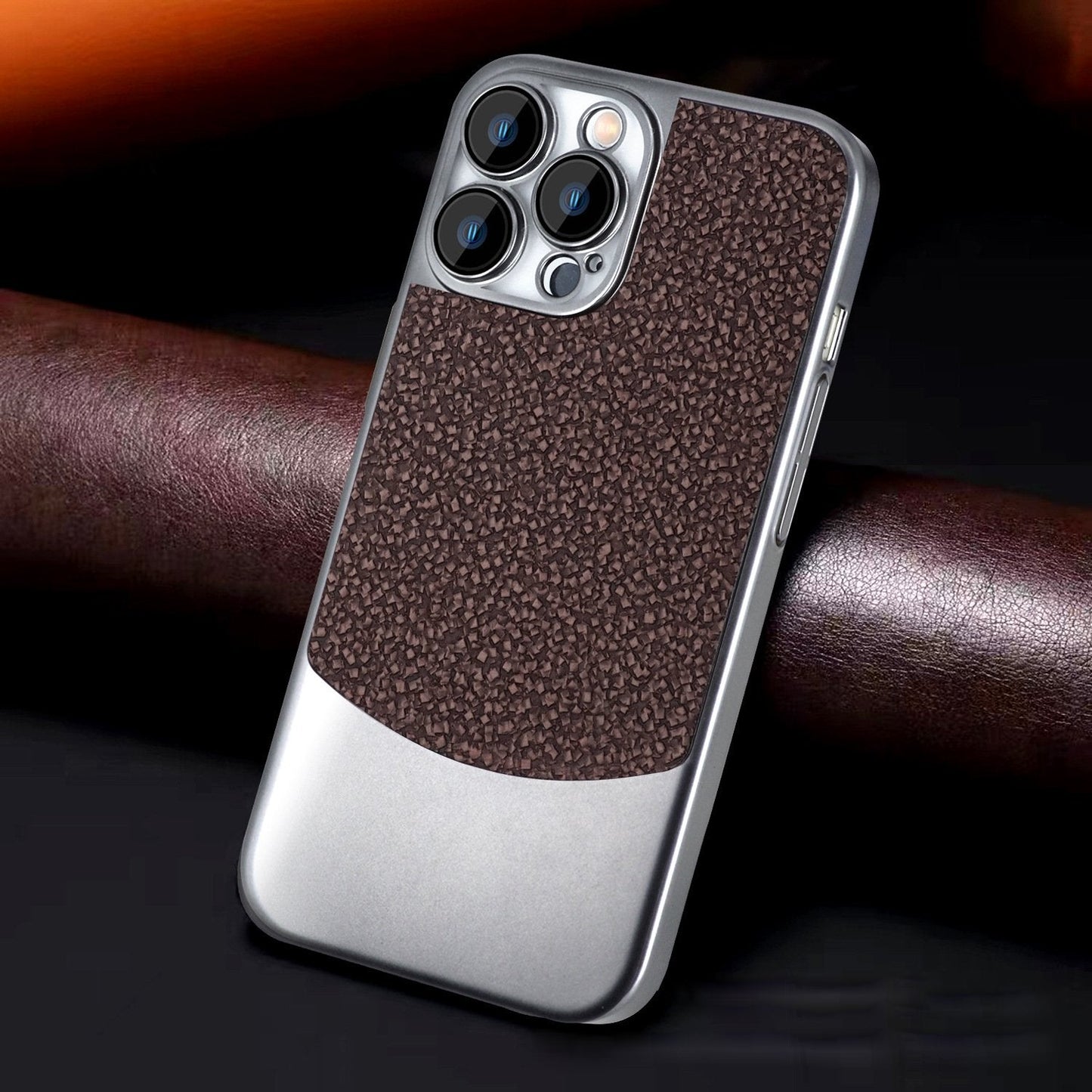 Distinct Dual Tone Rock Texture Case - iPhone