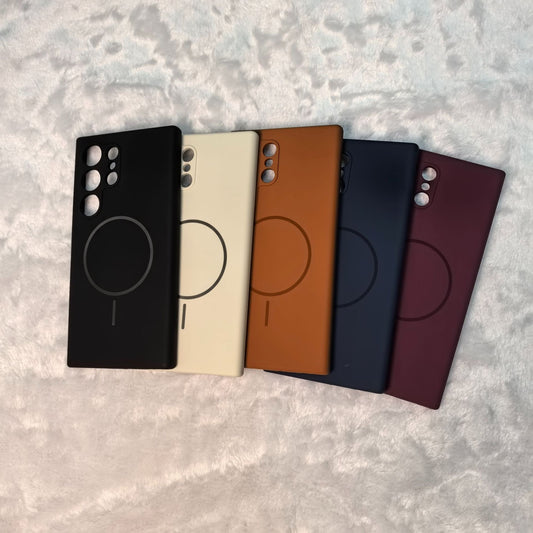 Ultra Smooth Liquid Silicone Magnetic Case - Samsung