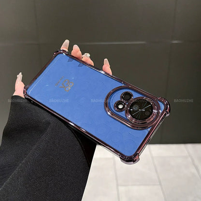 Drop-Resistant Electroplating Transparent Cover with Dynamic Hard Case