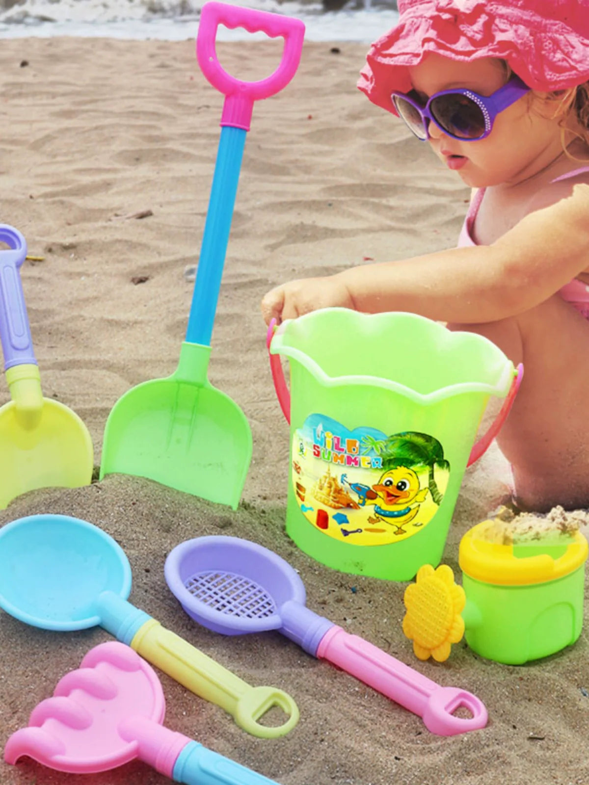 2307TA Large Toy Suit Shovel and Bucket Seaside ATV