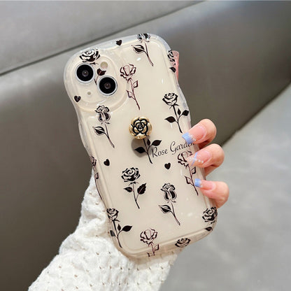 3D Floral Sketch Case