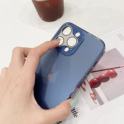 Electroplated Flywheel Spin Crystal Lens Case - iPhone