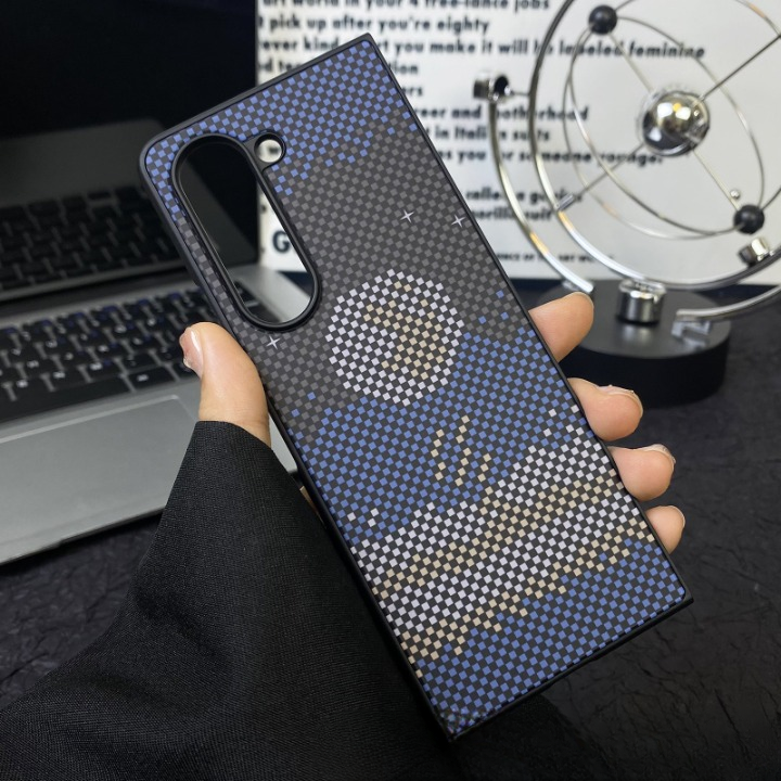 Mosaic Flower Pattern Case - Samsung