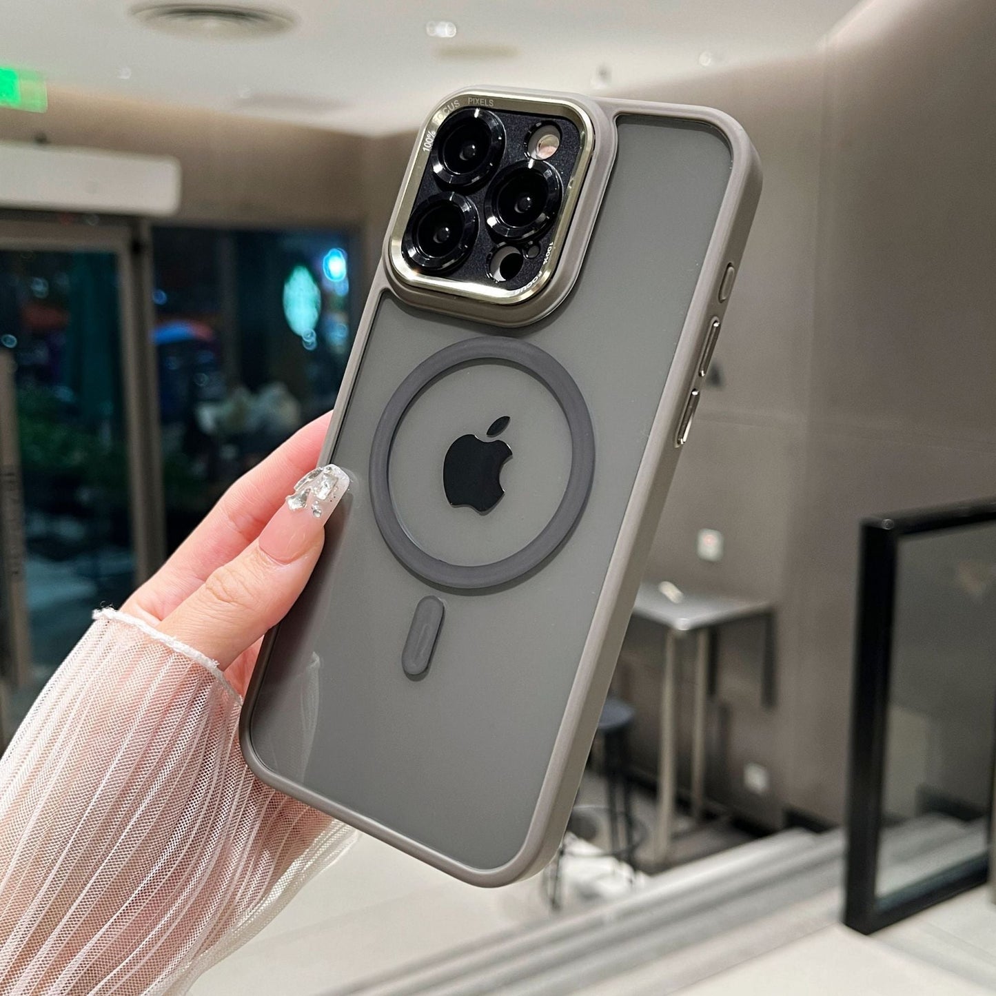 Armor Lens Magnetic Grip Case - iPhone