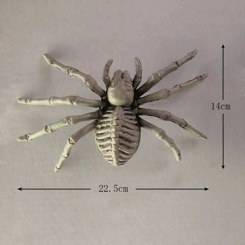 0407BA Halloween Decorations Ghost Festival Horror Funny Artificial Skull Shelf Set Bone Shelf Model Hanging Ghost Pendant