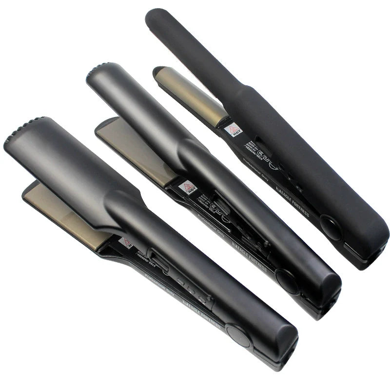 2407GG Yingbao Hair Curler and Straightener Dual-Use Hair Salon Professional Electric Hair Straightener