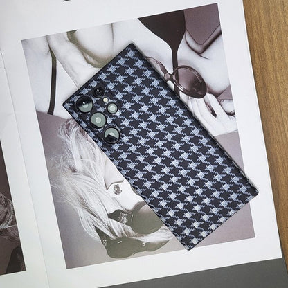 Stylish Woven Textile Pattern Case - Samsung