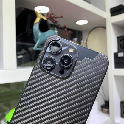 Matrix Carbon Fibre Weave Pattern Case - iPhone