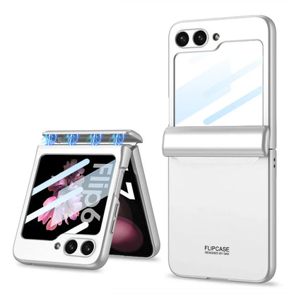 Galaxy Z Flip Series Magnetic Hinge Frosted Case