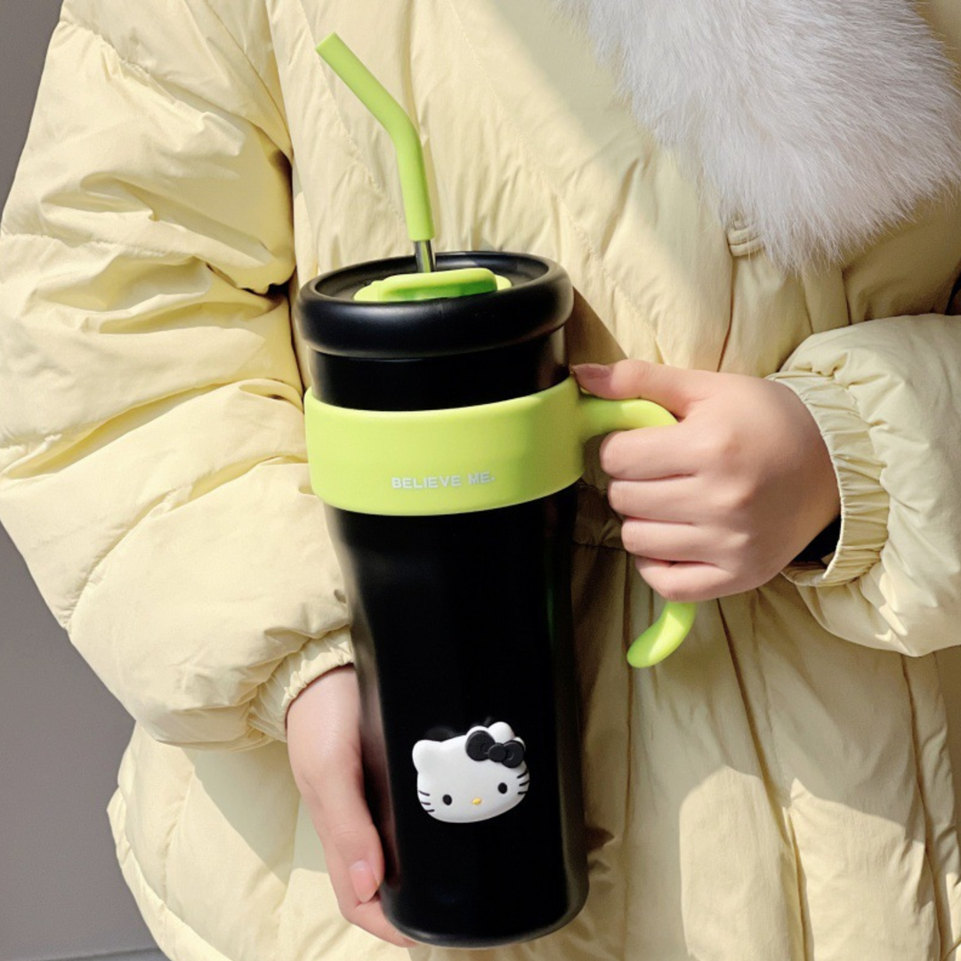 Solid Pastel Kitty Insulated Hydrator Tumbler