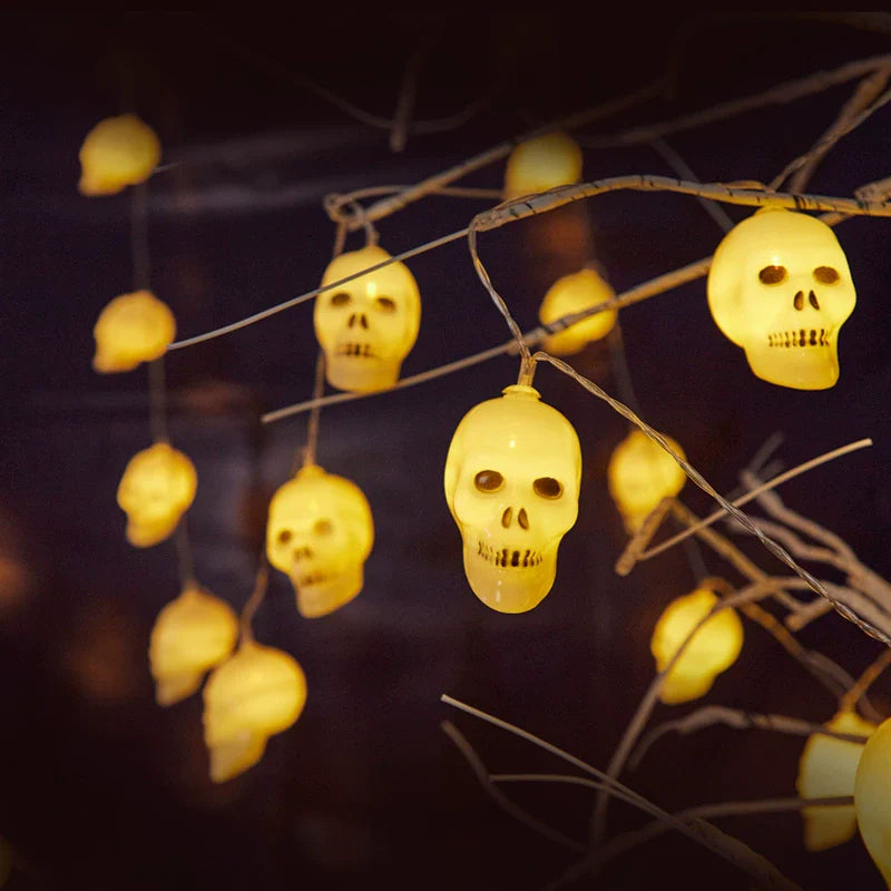 0709BA Halloween Pumpkin Lighting Chain Decorations Kindergarten Scene Arrangement Decoration Supplies Bar KTV Scary Pendant