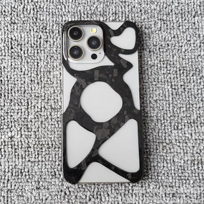 Luxurious Hollow Carbon Fiber Case - iPhone