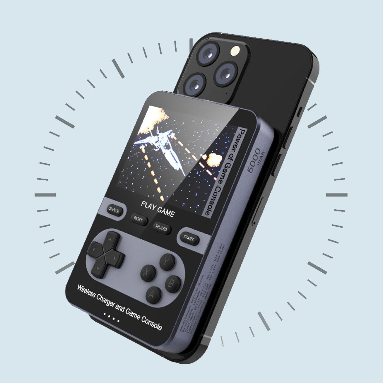 5000 mAh Retro Gaming Console Power Bank