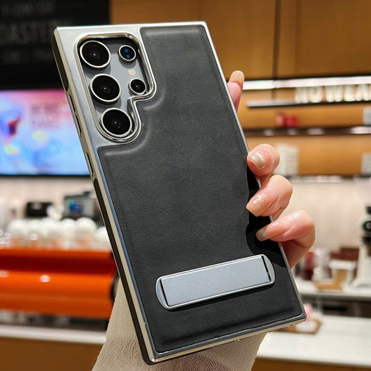 Premium Hidden Bracket  Leather  Cases - Samsung
