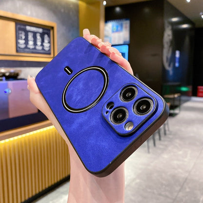 Deluxe Suede Leather Magsafe Case - iPhone