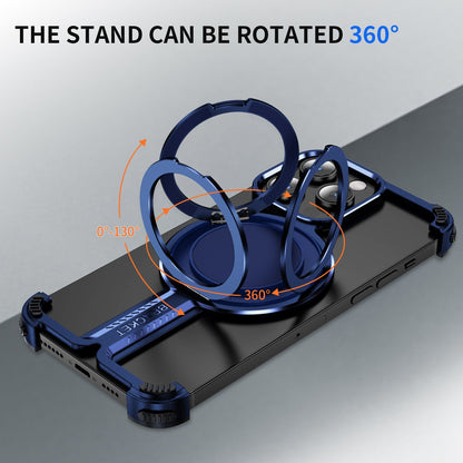 Ingenious Anti- Fall Bracket Frame Case - iPhone