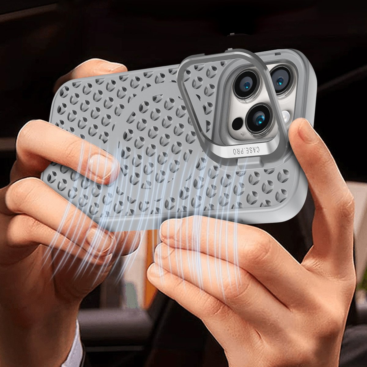 Thermo Shield Lens Bracket Breathable Case - iPhone