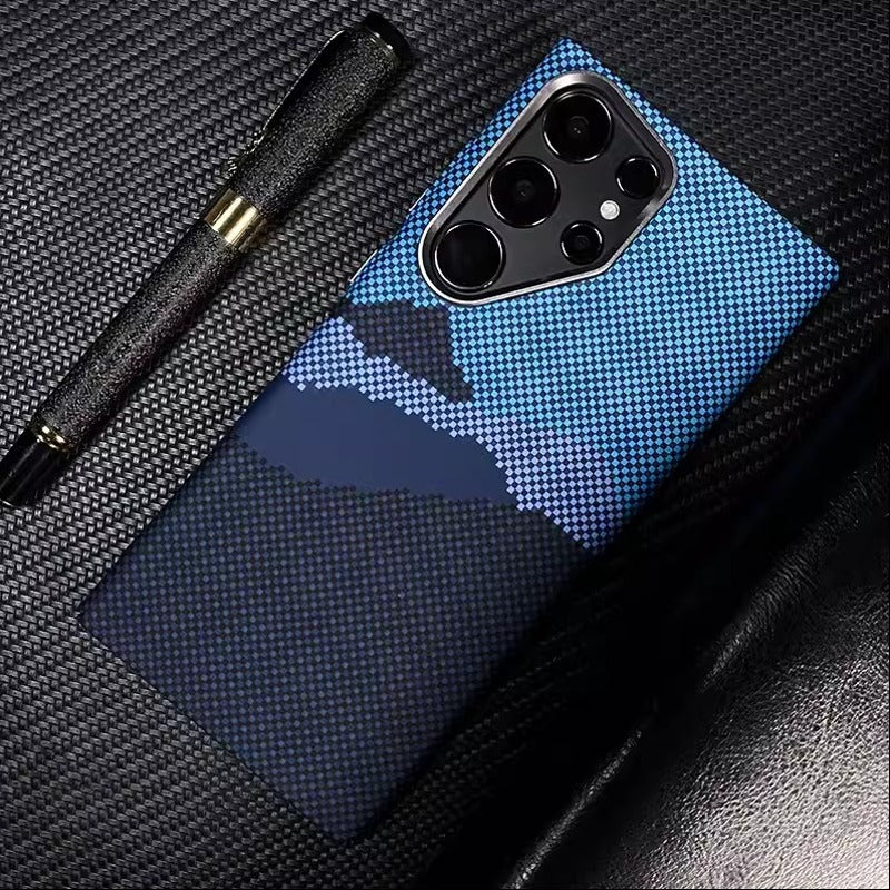 Luxury Matrix Armor Carbon Fiber Case - Samsung