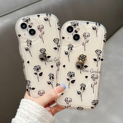 3D Floral Sketch Case