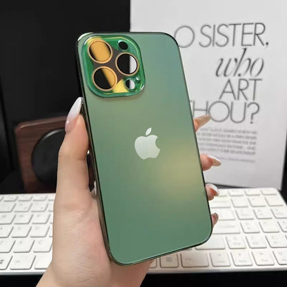 Electroplated Flywheel Spin Crystal Lens Case - iPhone