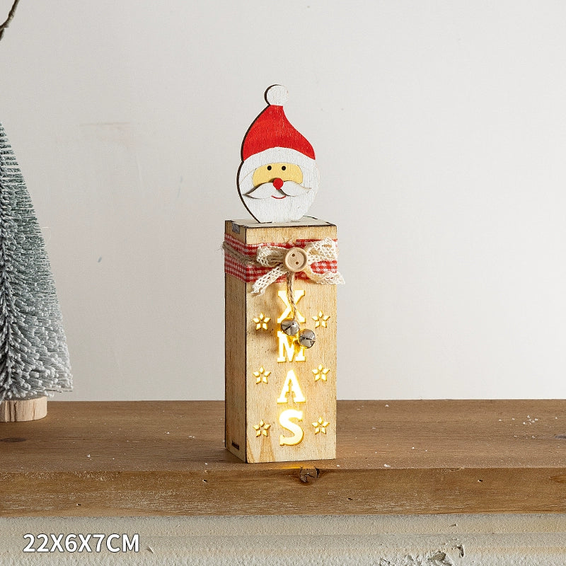 Winter Landscape Led Small House Desktop Decoration Christmas