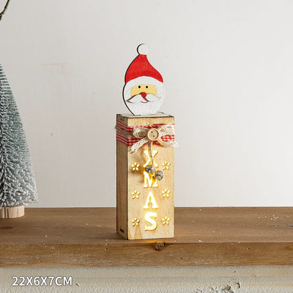 Winter Landscape Led Small House Desktop Decoration Christmas