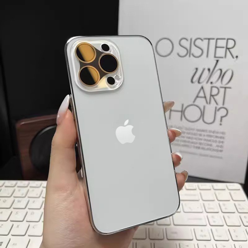 Electroplated Flywheel Spin Crystal Lens Case - iPhone