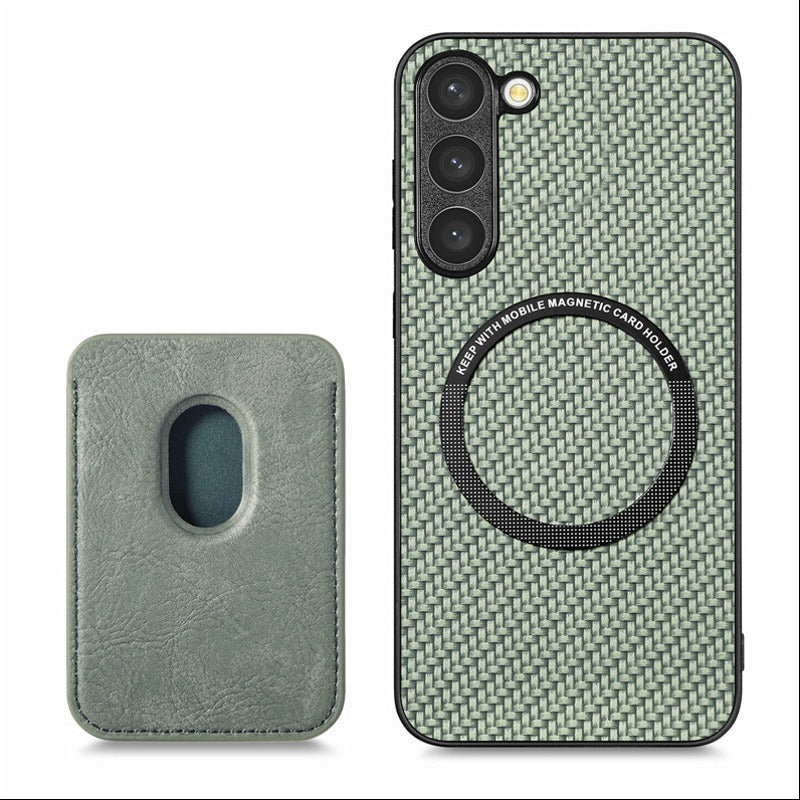 Galaxy S series Stylish Craft Woven Pattern Magsafe Case