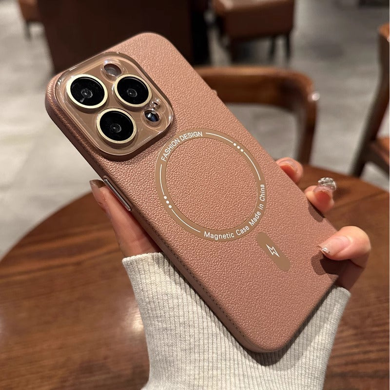 Elegance Leather Flex Magnetic Case - iPhone