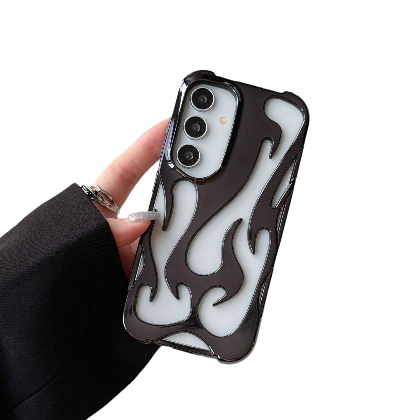 Electroplating Hollow Pattern Protective Case - Samsung