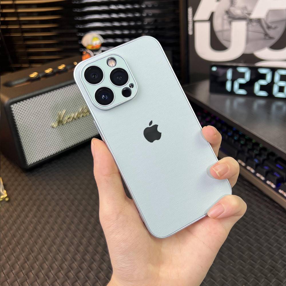 Ultra Sleek Matte Leather Case - iPhone