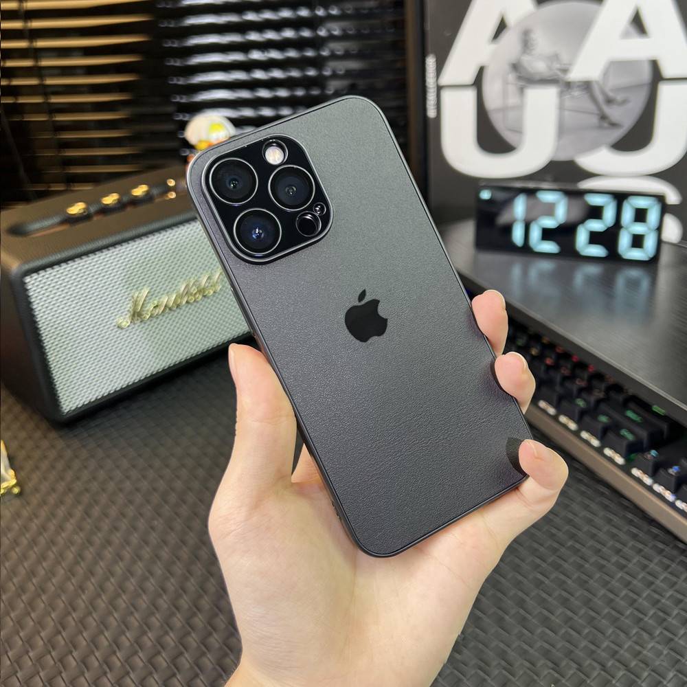 Ultra Sleek Matte Leather Case - iPhone
