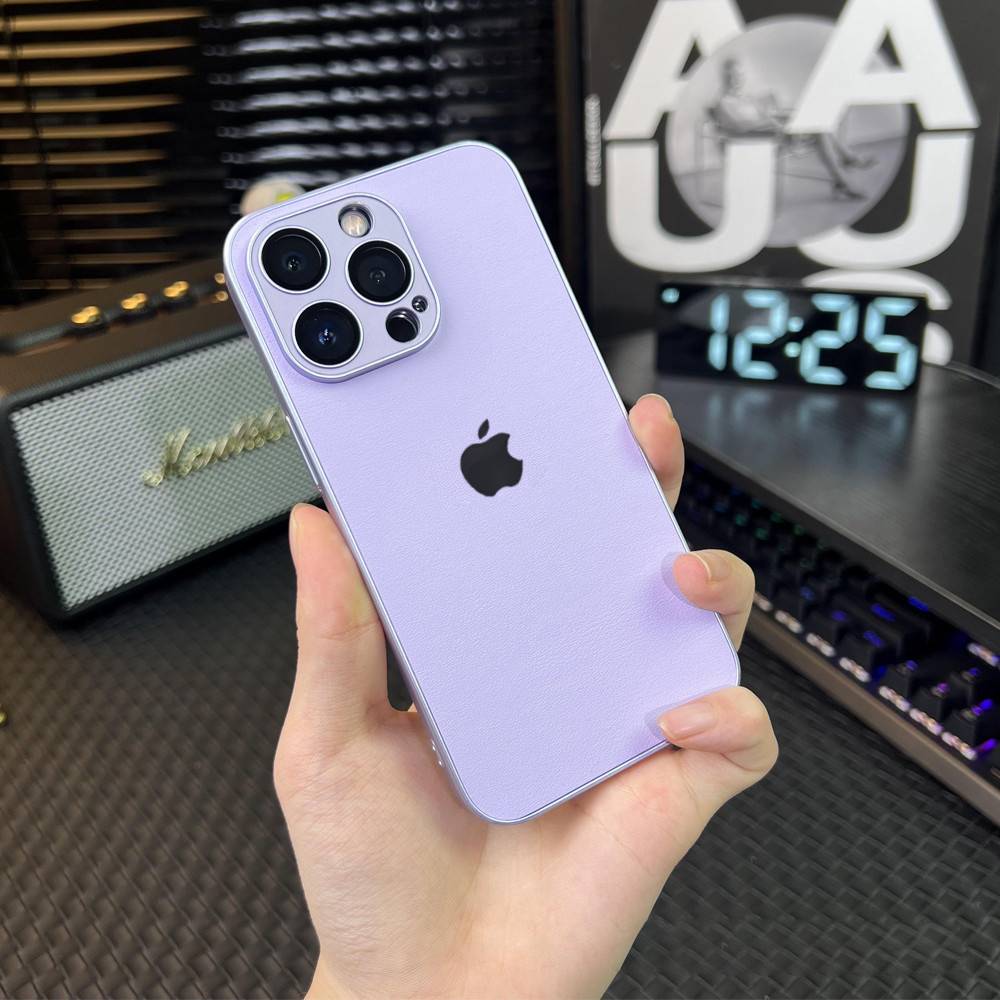 Ultra Sleek Matte Leather Case - iPhone