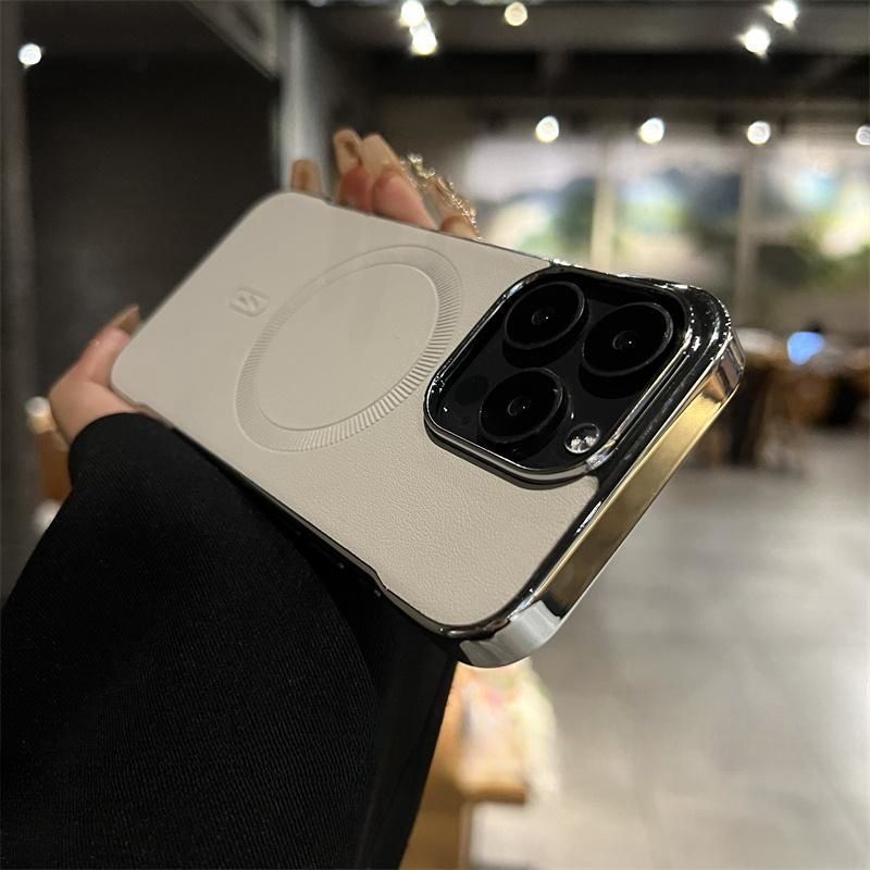 Frameless Magsafe Leather Case - iPhone