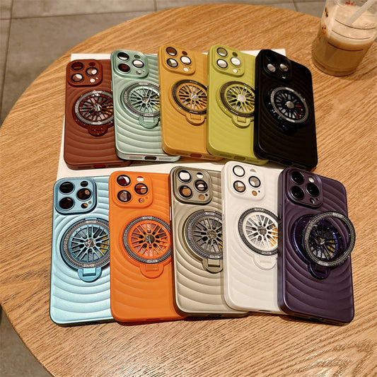 Swirling Wave Gyro Magnetic Case - iPhone