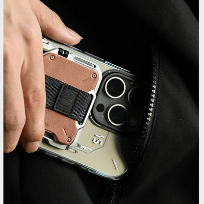 Carbon Fiber MagSafe Wallet with Multi-Angle Bracket