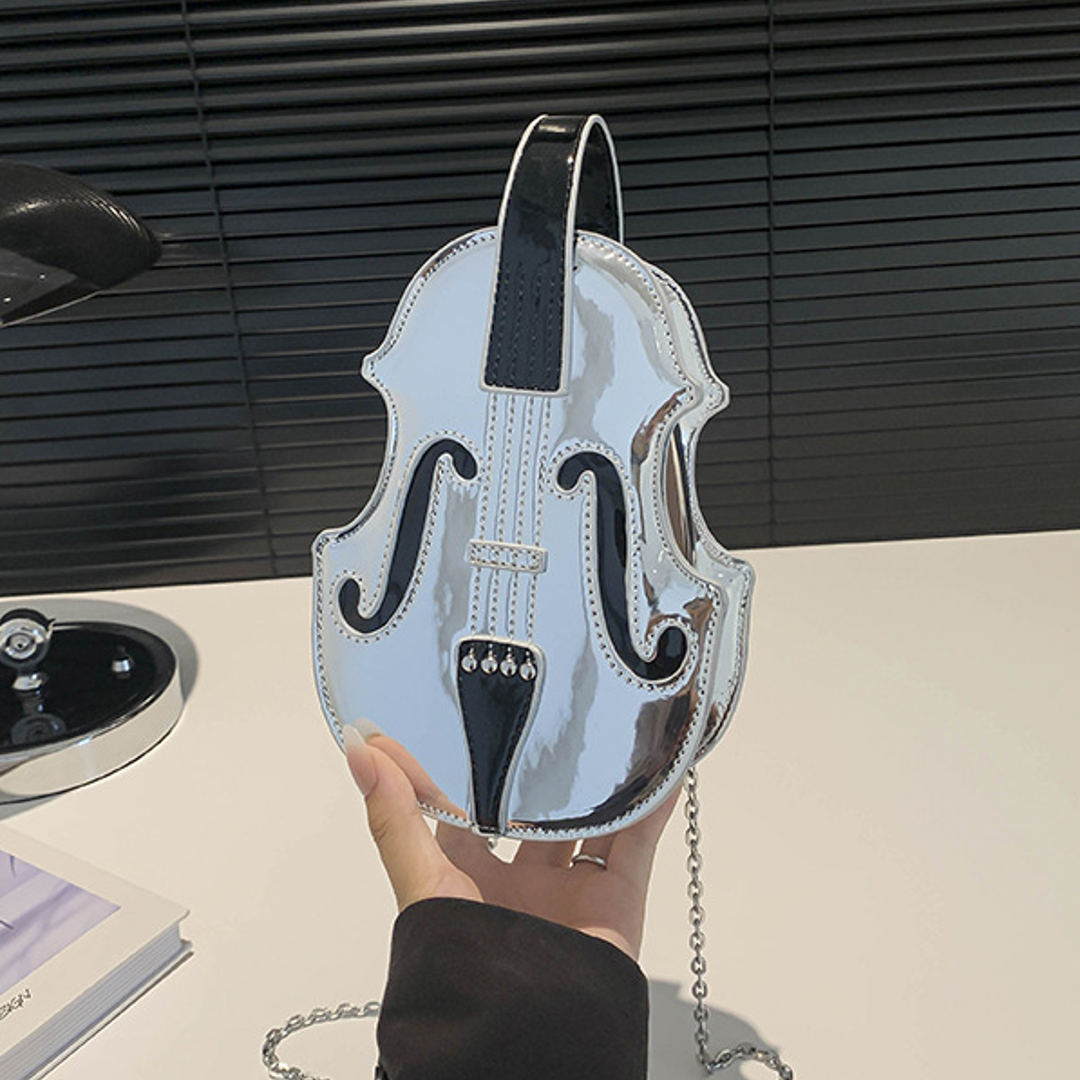 Stylish Violin Charm Sling Bag