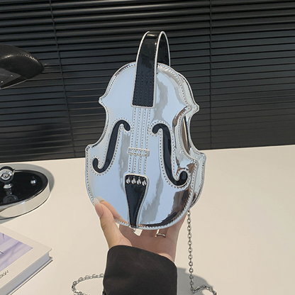 Stylish Violin Charm Sling Bag
