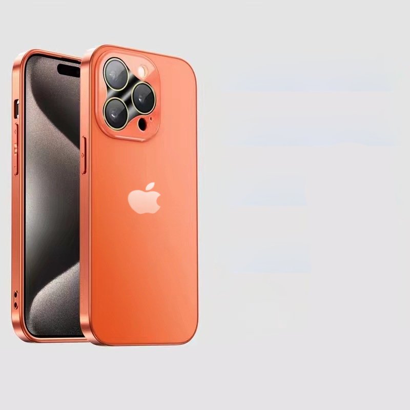 Electroplated Flywheel Spin Crystal Lens Case - iPhone