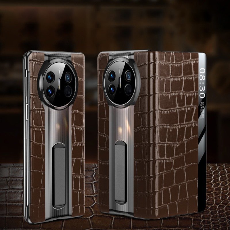 Croco Craft Genuine Leather Kickstand Case - OnePlus