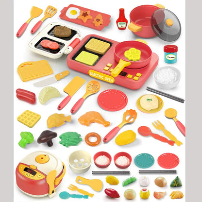2307TA Kids Induction Cooker Cooking Steam Kitchen Cooking Toys