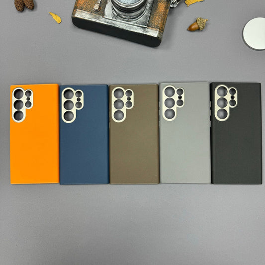 Elegance Redefined Plain Leather Case - Samsung