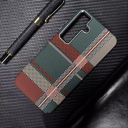 Luxury Matrix Armor Carbon Fiber Case - Samsung