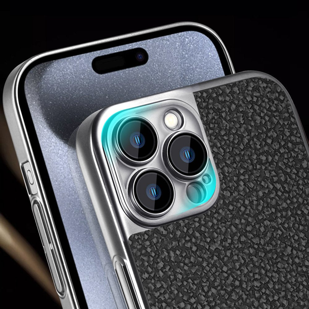 Distinct Dual Tone Rock Texture Case - iPhone
