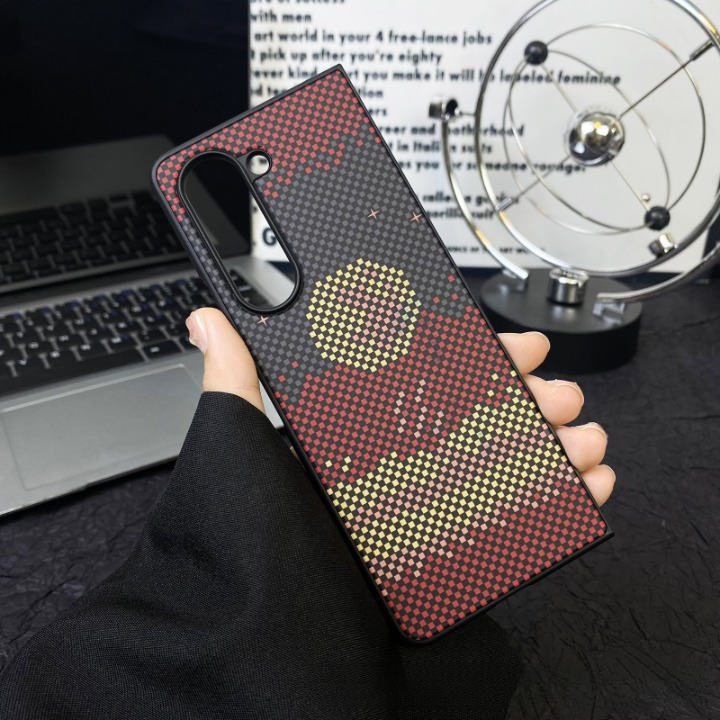 Mosaic Flower Pattern Case - Samsung