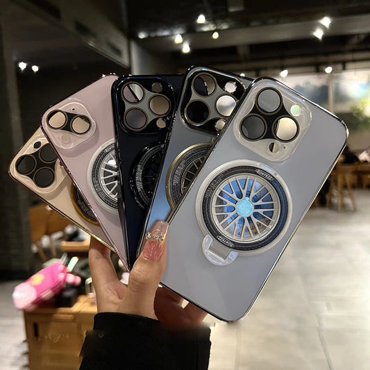 Frost Edge Rotating Gyro Bracket Case - iPhone