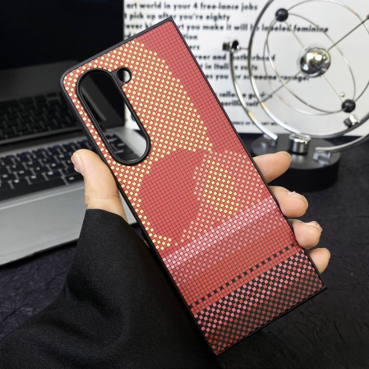 Mosaic Flower Pattern Case - Samsung